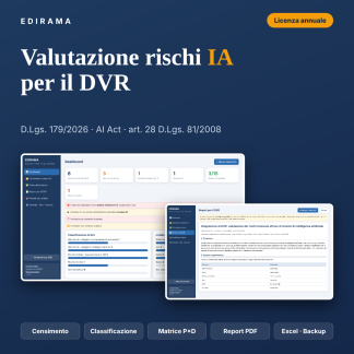 Software Rischi IA → DVR valutazione rischi sicurezza del lavoro